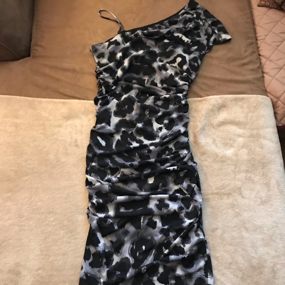 Printed cocktail dress